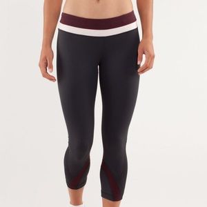 Lululemon run Inspire Crop size 6 - grey